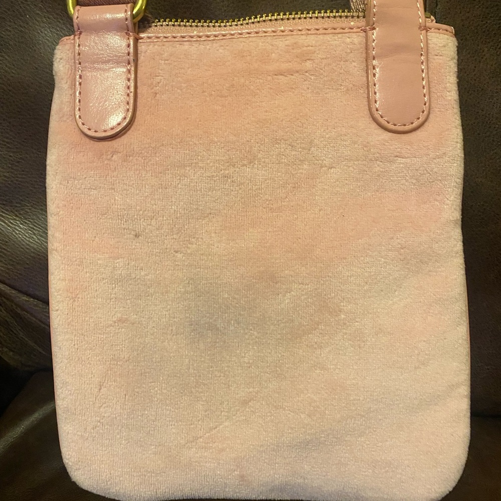 HTF Vintage Baby Pink Juicy Couture Crossbody Bag - Picture 3 of 9
